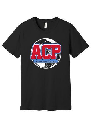 ACP Black Soccer Ball Tshirt