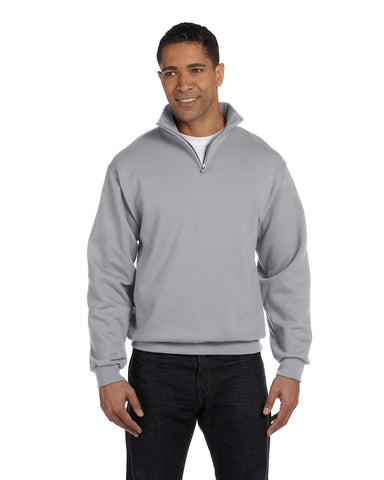 Jerzees Adult NuBlend® Quarter-Zip Cadet Collar Sweatshirt