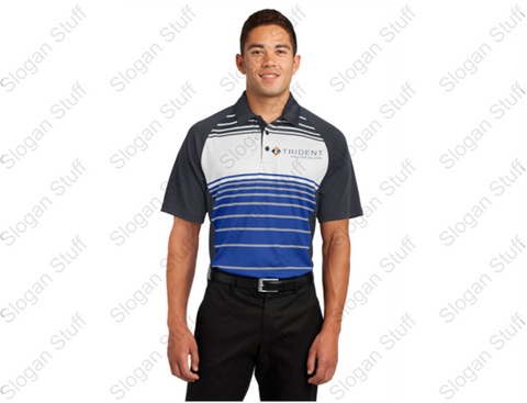 Trident Sport-Tek® Dry Zone® Sublimated Stripe Polo